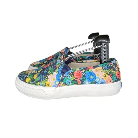 Keds Rifle Paper Co. Double Decker Garden Party Slip-On Casual W7 - Picture 1 of 6